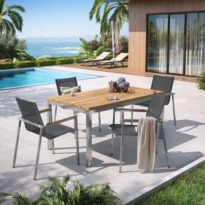 OUTLIV. Rimini Gartenmöbel-Set M (4 Plätze) Tisch 160x90cm