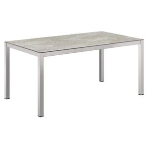 OUTLIV. Gartentisch 160x90cm Edelstahl/Dekton