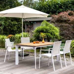 Kettler Diamond Gartenmöbel-Set M (4 Plätze) Tisch 160x95cm