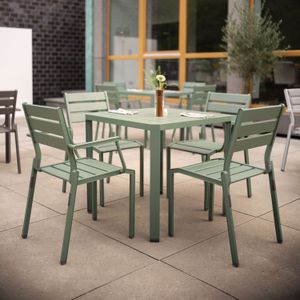 Kettler Latitude Gartenmöbel-Set M (4 Plätze) Tisch 78x78cm