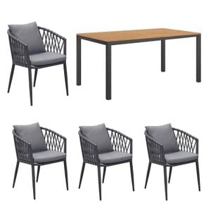LC Garden Sunrepo Gartenmöbel-Set M (4 Plätze) mit OUTLIV. Tisch 160x90cm