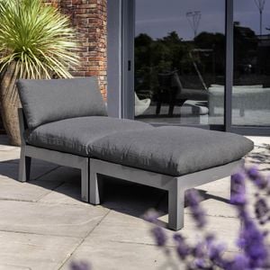 Kettler Comfort Loungesessel Aluminium/Agora