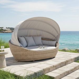 Domus Ventures Paradiso Sonneninsel Halbrundgeflecht/Olefin