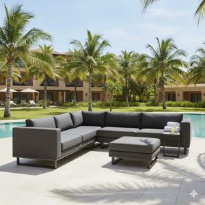 OUTLIV. Miami Ecklounge Aluminium/Sunbrella