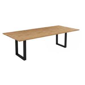 OUTLIV. Negara Gartentisch Edelstahl/Teak recycelt