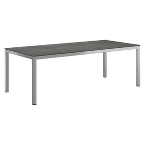 OUTLIV. Gartentisch 220x100cm Edelstahl/HPL