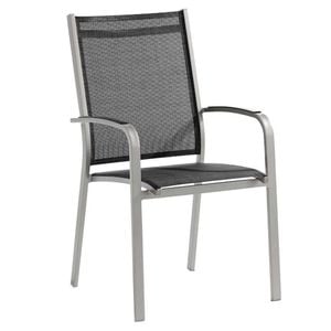 Sieger Meran Stapelsessel Aluminium/Textilux