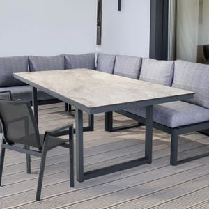 OUTLIV. Pandora Gartentisch 200x100cm Aluminium/HPL