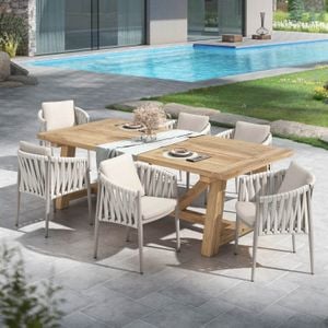 OUTLIV. Lena Gartenmöbel-Set L (6 Plätze) Tisch 240x110cm