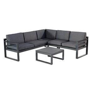 Hartman Perpignan Ecklounge 3-teilig Aluminium/Polster