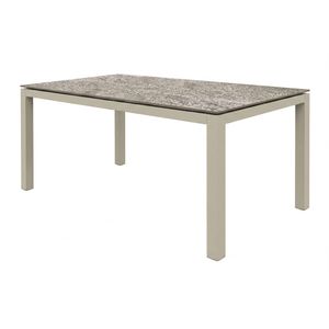 Zebra Alus Gartentisch Aluminium/HPL