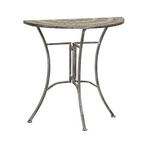 Siena Garden Felina Anstelltisch 69x35x71cm Eisen/Naturstein-Mix
