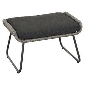 Siena Garden Kansas Loungehocker Aluminium/Geflecht