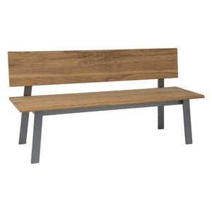 Stern Sam 3-Sitzerbank 160 cm Aluminium/Teak