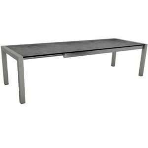 Stern Ausziehtisch 214/254/294x100 cm Aluminium/Silverstar