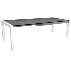 Stern Ausziehtisch 174/214/254x90cm Aluminium/Silverstar Touch