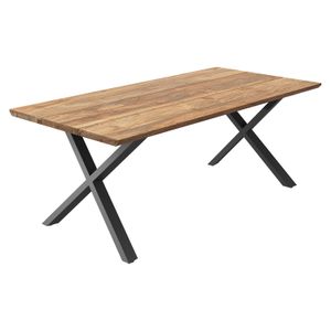 OUTLIV. Negara Gartentisch Edelstahl/Teak recycelt