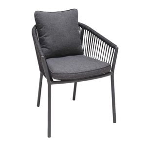 LifestyleGarden Viborg Stapelsessel Aluminium/Rope
