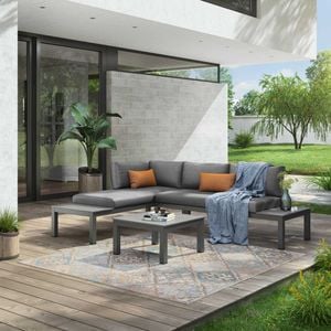 OUTLIV. Morsum Modulare Ecklounge Aluminium/Spunpoly