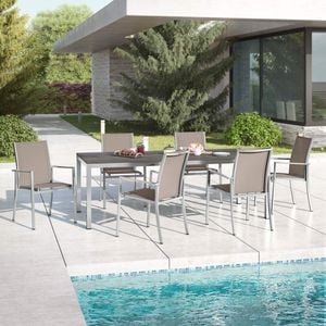 OUTLIV. Oviedo Gartenmöbel-Set 7-tlg. Tisch 220x100cm