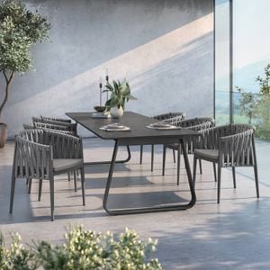 OUTLIV. Lena Gartenmöbel-Set L (6 Plätze) Tisch 280x100cm