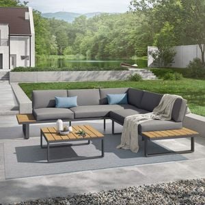 OUTLIV. Albufeira Ecklounge inkl. Loungetisch Aluminium/Kunstfaser
