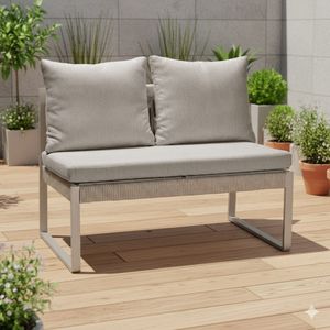 Stern Tammo Diningsofa Aluminium/Rope/Outdoorstoff