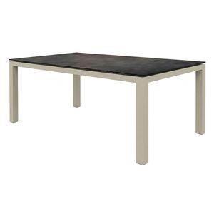 Zebra Alus Gartentisch Aluminium/HPL