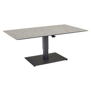 LC Garden Bondino Lifttisch Aluminium/Glaskeramik