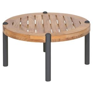 Stern Taro Beistelltisch Garten Aluminium/Teak