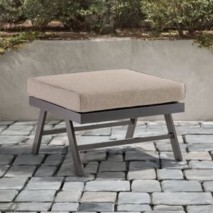 Sieger Auckland Loungehocker Aluminium/Sunproof