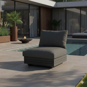 Zebra Cubo Neo Mittelmodul Aluminium/Sunproof