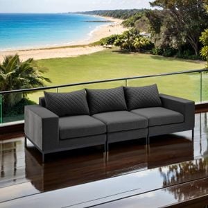 Kettler Ego Modular Gartensofa Aluminium/Sunbrella®