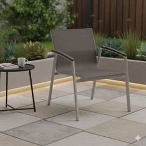 Stern New Top Loungesessel Aluminium/Textilene