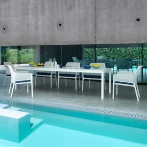 Nardi Net Gartenmöbel-Set 7-tlg. Tisch 140/210x85cm