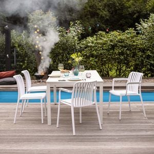 Kettler Lago Gartenmöbel-Set M (4 Plätze) Tisch 160x95cm