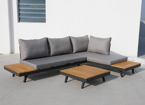 Acamp Naxos Loungeset 3-tlg. mit Tisch 70x70 cm