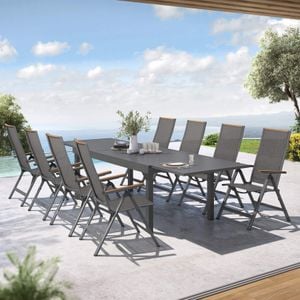 OUTLIV. Jacob Gartenmöbel-Set Tisch 200/320x100,5cm