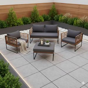 OUTLIV. Maui Loungeset Stahl/Polyester