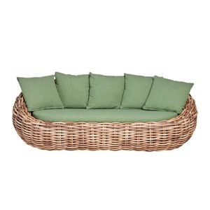 Apple Bee Cocoon Gartensofa Polyrattan/Bee Wett