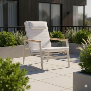 LifestyleGarden Topaz Loungesessel verstellbar Aluminium/Olefin