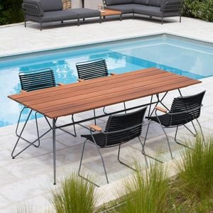 Houe Click Gartenmöbel-Set M (4 Plätze) Tisch 160x89cm