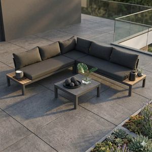 OUTLIV. Ben Ecklounge inkl. Loungetisch Aluminium/Sunbrella