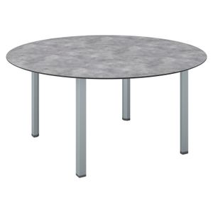 Kettler Cubic Gartentisch Ø160cm Aluminium/HPL