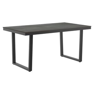 OUTLIV. Gartentisch 160x90cm Edelstahl/HPL Gerade Kante