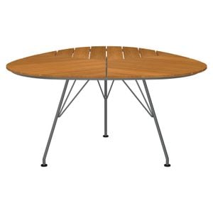 HOUE Leaf Gartentisch 146x146cm Stahl/Bambu