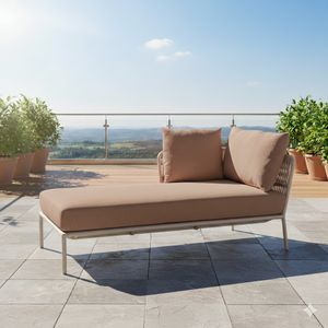 Stern Romy Chaiselongue Aluminium/Rope/Outdoorstoff