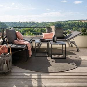 Stern Novi Loungeset Aluminium/Textilene
