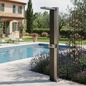 Ideal Tonga Garten Solardusche Edelstahl