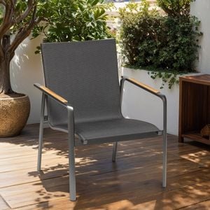 Kettler Diamond Loungesessel Aluminium/Outdoorgewebe